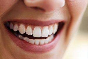 Closeup of healthy smile