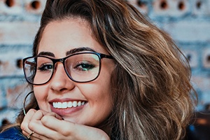 Woman with attractive smile