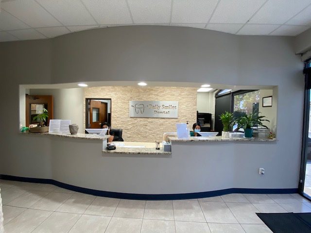 front desk and staff