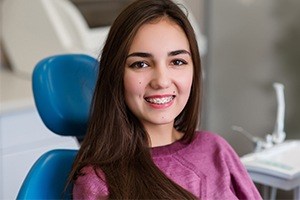 Young woman with healthy smile