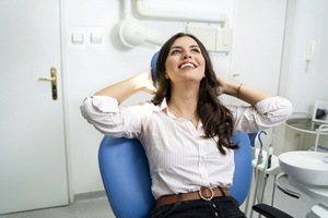 relaxed dental patient