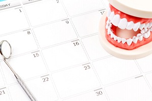 teeth and calendar